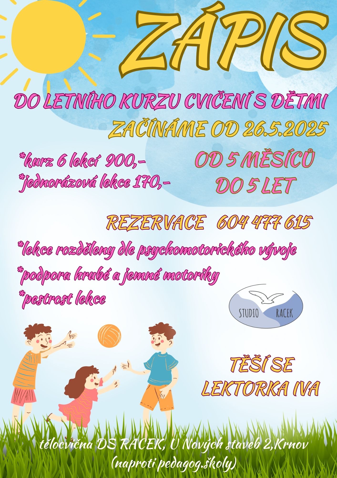 ZÁPIS DO ZIMNÍHO KURZU PLAVÁNÍ RODIČŮ S DĚTMI (1)